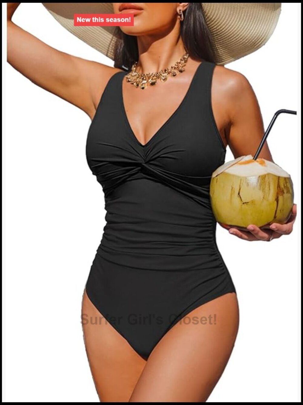 Tummy Control One Piece Swimsuit Push Up Full Coverage Slimming Bathing Suit